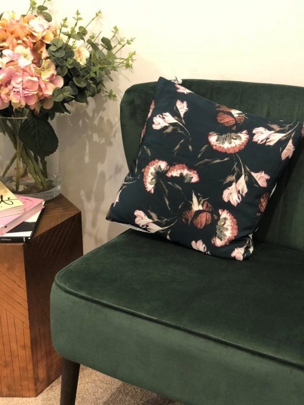 Sakura Print Cushion - Image 2