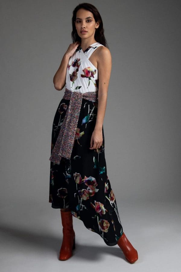 Zarina Print Midi Dress - Image 3