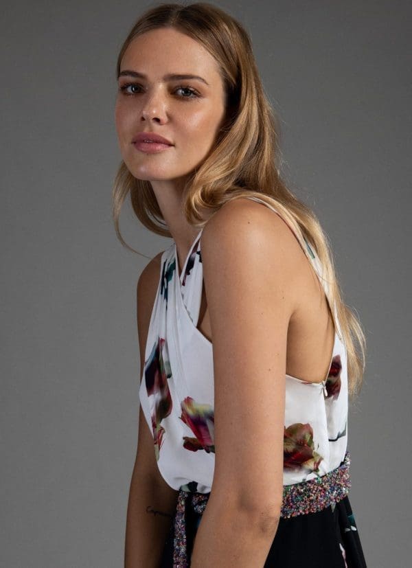 Zarina Print Knee Dress - Image 3