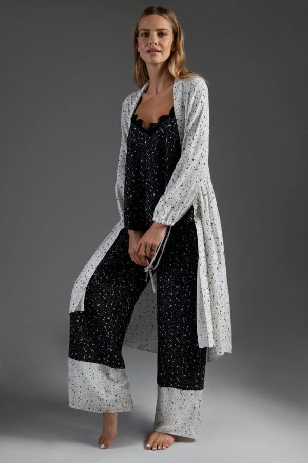 Gaia Ivory Smock Kimono