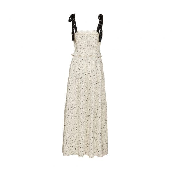 Zia Ivory Smock Tie Dress - Image 5