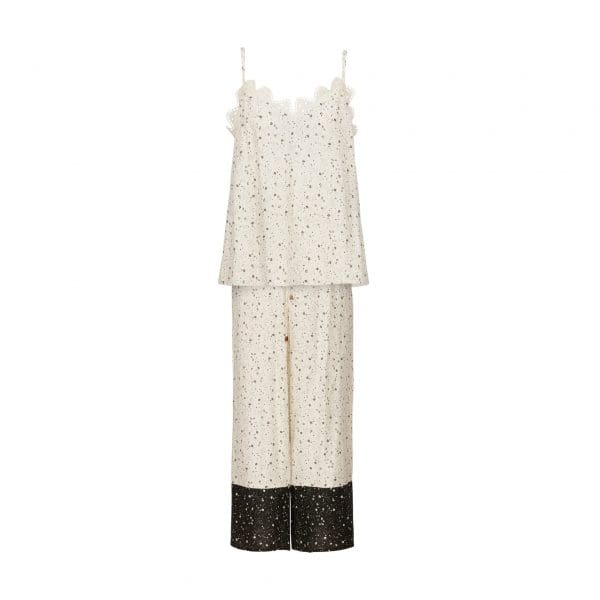 Kaya Ivory Crop Loungewear - Image 3
