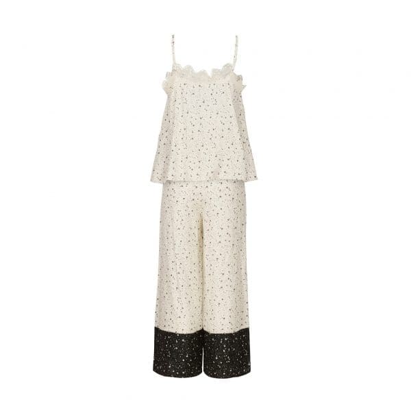 Kaya Ivory Crop Loungewear - Image 4