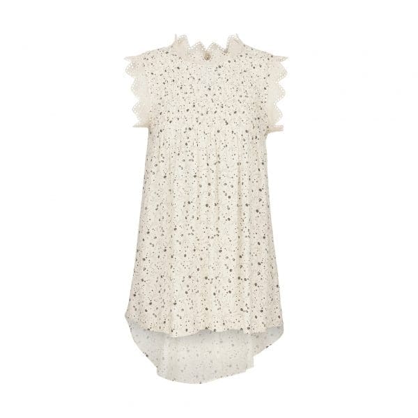 Zinnia Ivory Smock Blouse - Image 3
