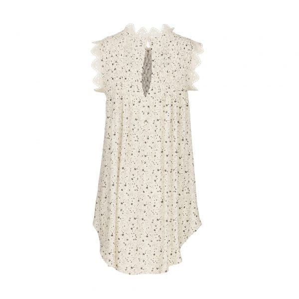 Zinnia Ivory Smock Blouse - Image 4