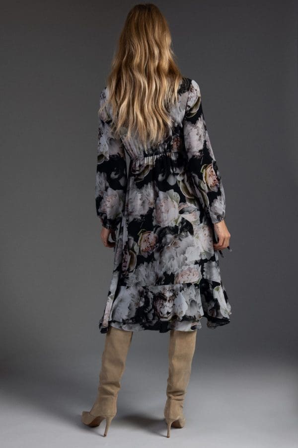 Isla Print Knee Dress - Image 2
