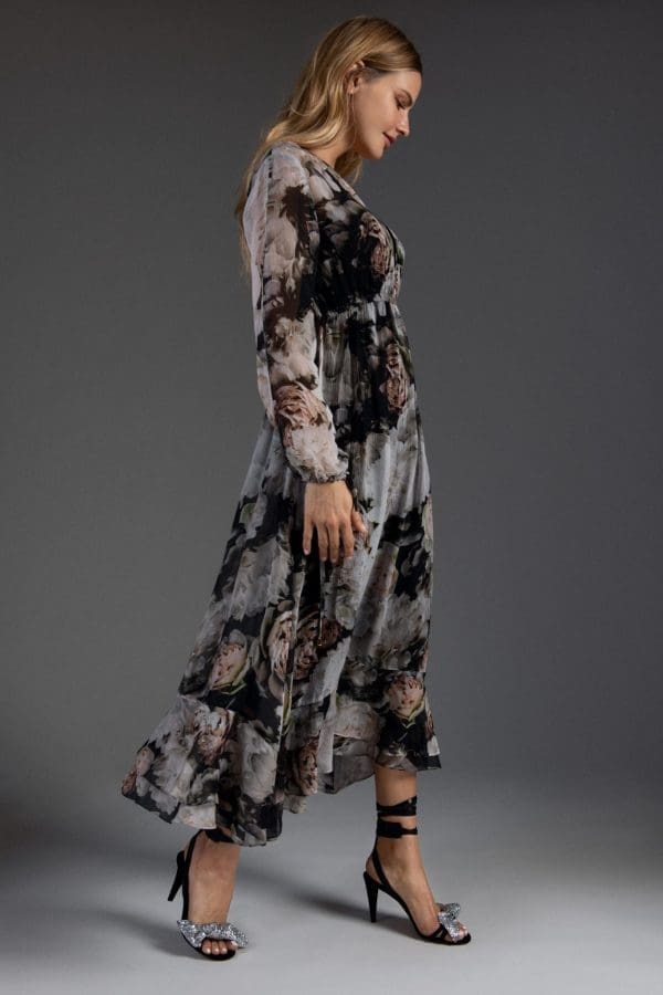 Isla Print Midi Dress