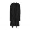 Malia Black Merino Longline Wrap Cardigan - Image 3