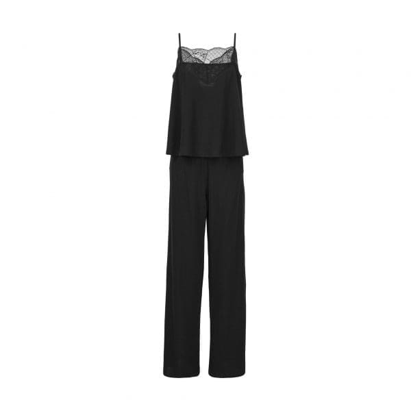 Malia Black Merino Loungewear Set - Image 4