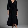 Luciana Black Knee Sleeved Dress
