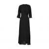Luciana Black Knee Sleeved Dress - Image 3