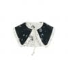 Reversible Mono Ditsy Print Collar