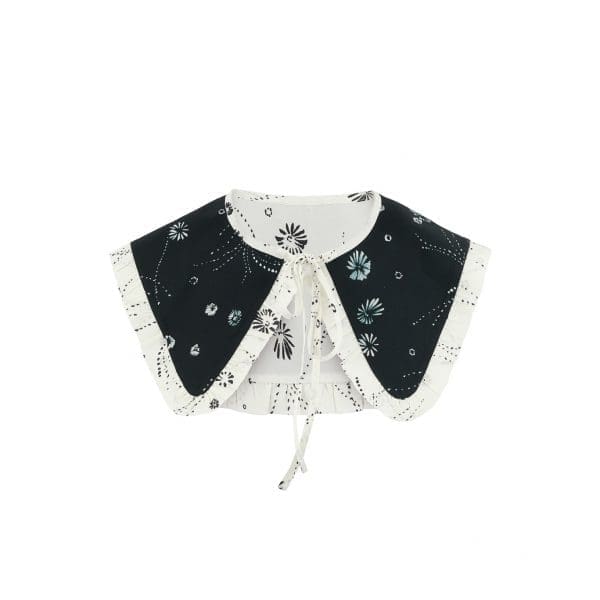 Reversible Mono Ditsy Print Collar