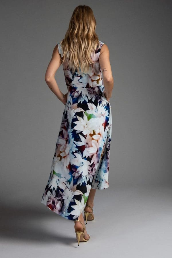 Luna Print Midi Dress - Image 2