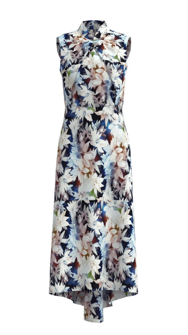 Luna Print Midi Dress - Image 3