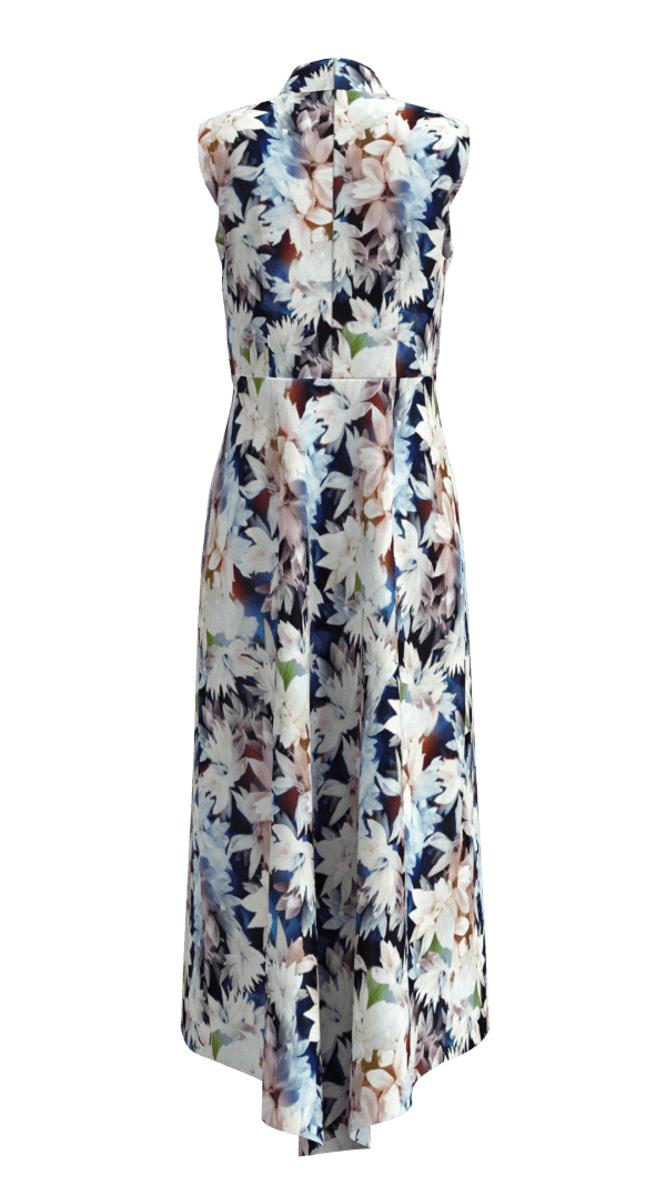 Luna Print Midi Dress - Image 4