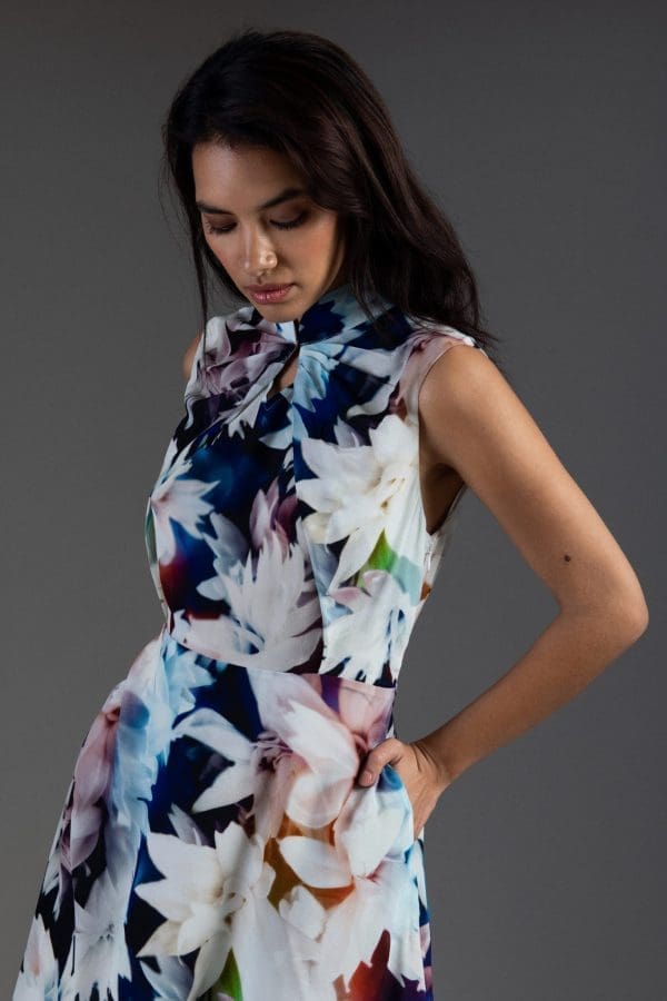 Luna Print Knee Dress
