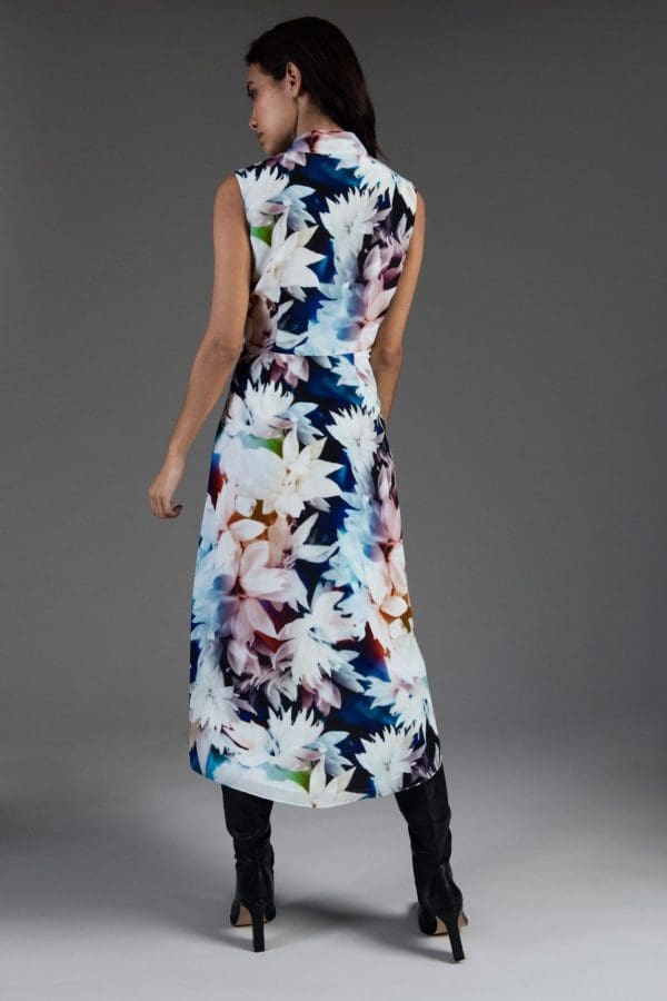 Luna Print Knee Dress - Image 2