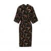 Rada Black Wrap Kimono Sleeve Dress - Image 4
