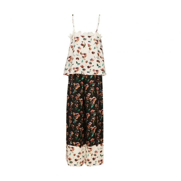 Kaya Rose Print Crop Sleepwear - Image 4