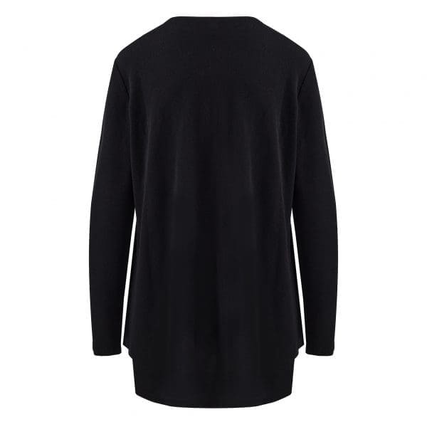 Malia Black Merino Twist Top - Image 5