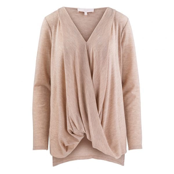 Malia Nude Merino Twist Top - Image 5