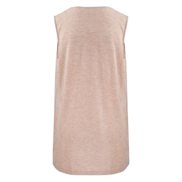 Malia Nude Merino Sleeveless Twist Top - Image 4