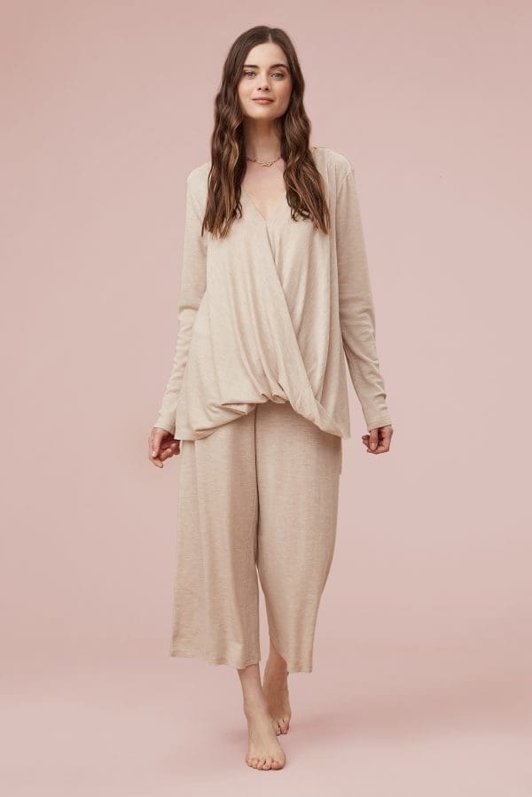 Malia Nude Merino Twist Top - Image 3