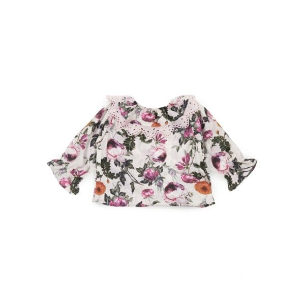 Rosia Girl Floral Print Blouse - Image 2