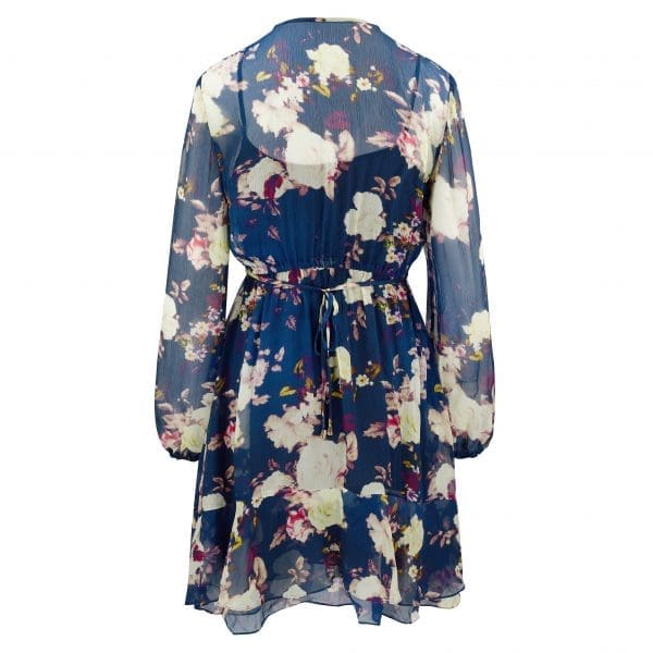 Isla Midnight Floral Print Tunic Dress - Image 7