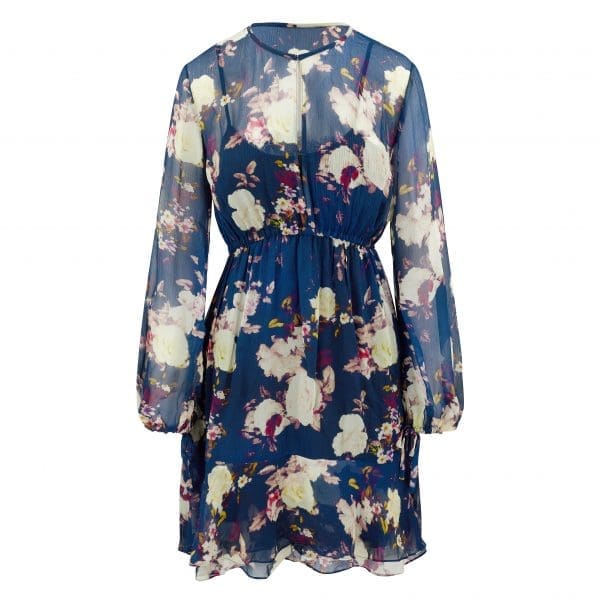 Isla Midnight Floral Print Tunic Dress - Image 6