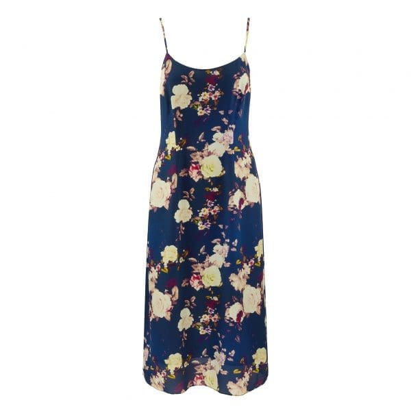 Midnight Floral Print Slip Dress - Image 2
