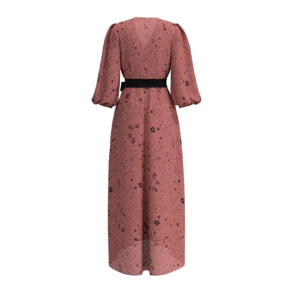 Leilani Tea Rose Print Midi Dress - Image 3