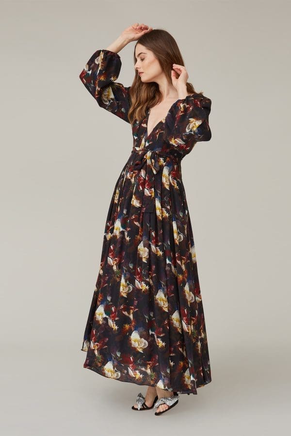 Petrol Rose Pria Prom Maxi Dress - Image 3