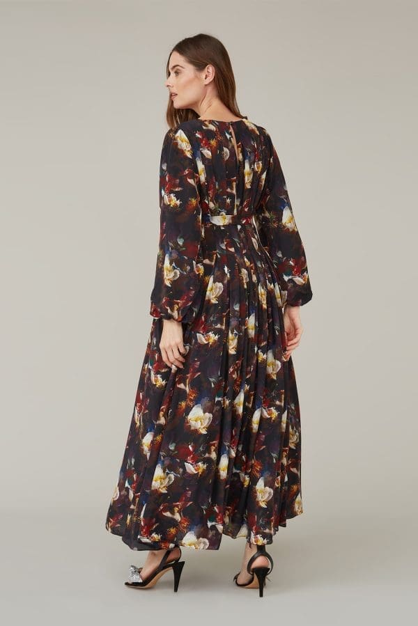 Petrol Rose Pria Prom Maxi Dress - Image 4