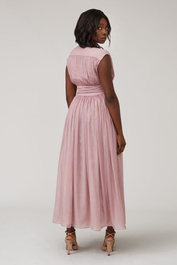 Joanie Pink Maxi Dress - Image 4