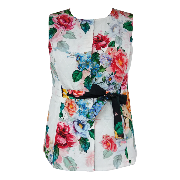 Ivory Reversible Gilet - Image 5