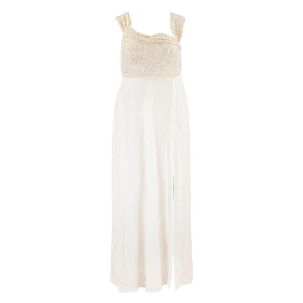 Talia Ivory Bridal Maxi Dress - Image 7