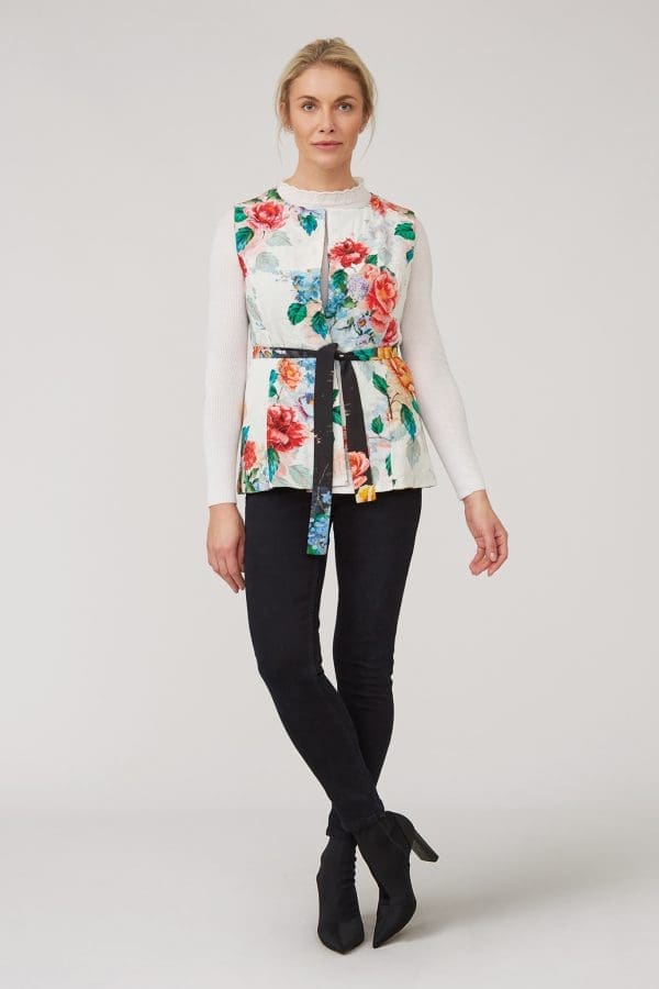 Ivory Reversible Gilet - Image 2