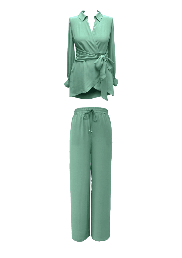 Aria Pale Green Two Piece - Image 2