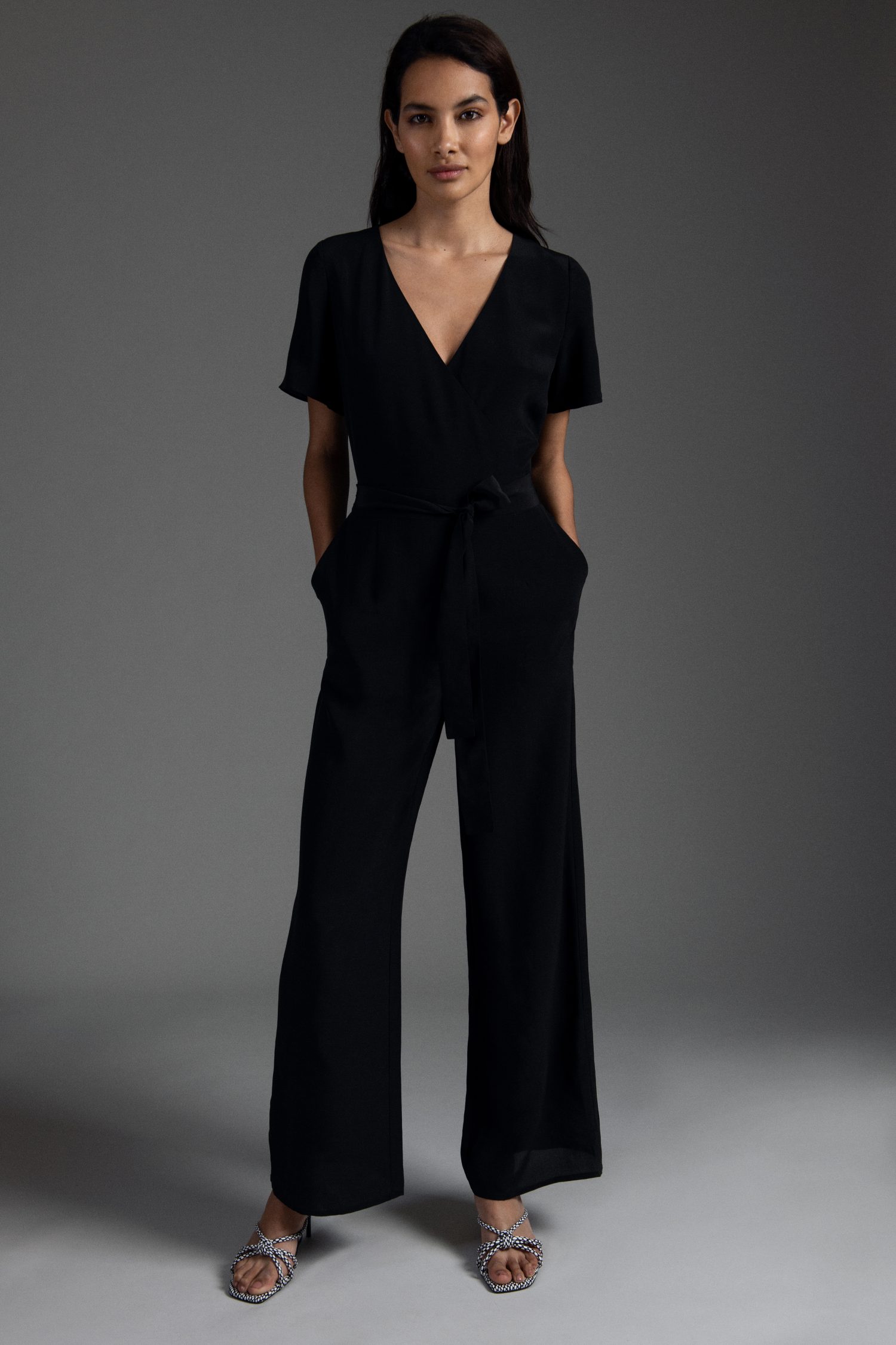 Luciana Black Jumpsuit - Ethereal London